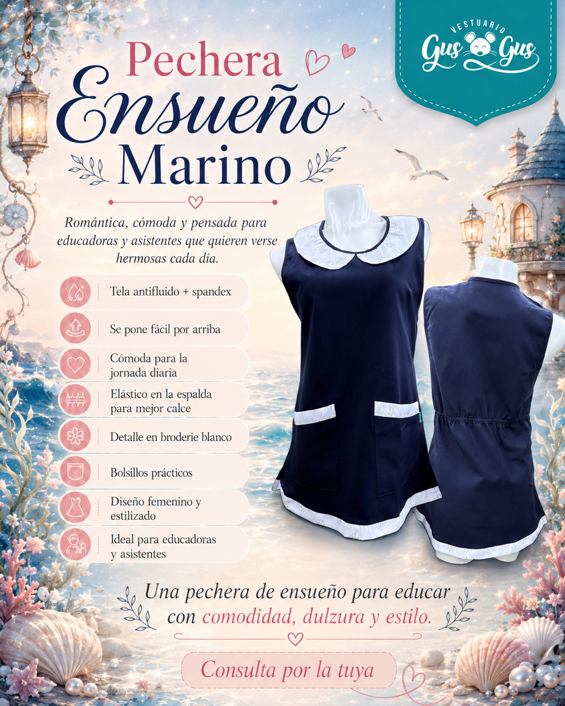 Pechera Ensueño Marino