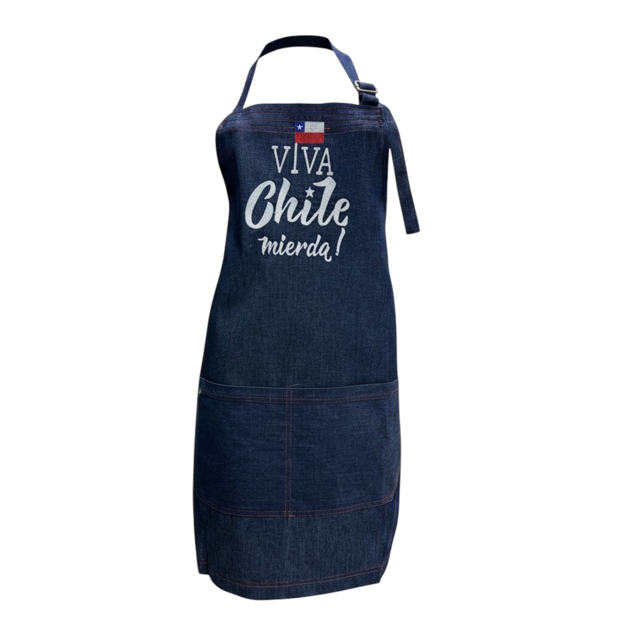 Oferta Pechera Jeans "Viva Chile"